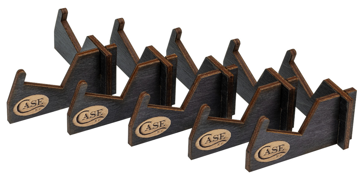 CASE XX Knives 50323 Black Laminated Wood Knife Stand 5-Pack