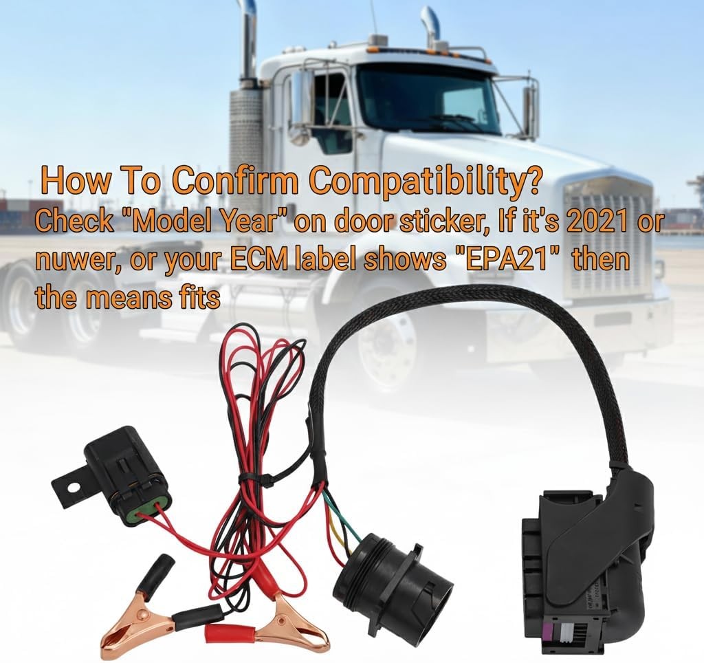 Diagnostic Cable For Paccar MX13 EPA21 ECM 2021+ & Commercial / Heavy Duty Cars