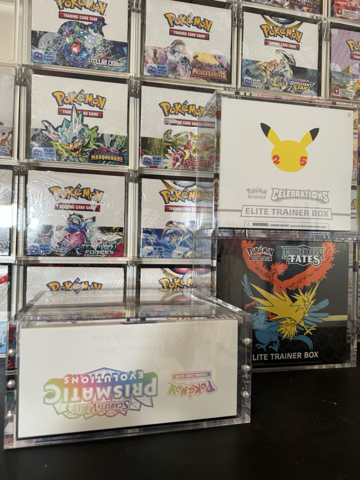NEW! Pokemon ETB Display Case Acrylic Magnetic Protective ELITE TRAINER BOX