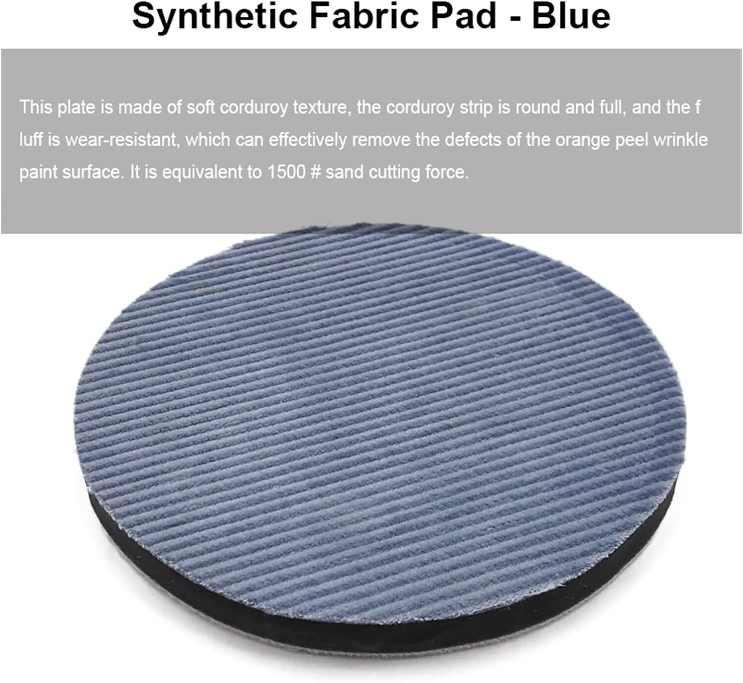 6"Car Polishing Pad Orange-peel Removal Polishing Pad Denim Sanding Buffing Pad