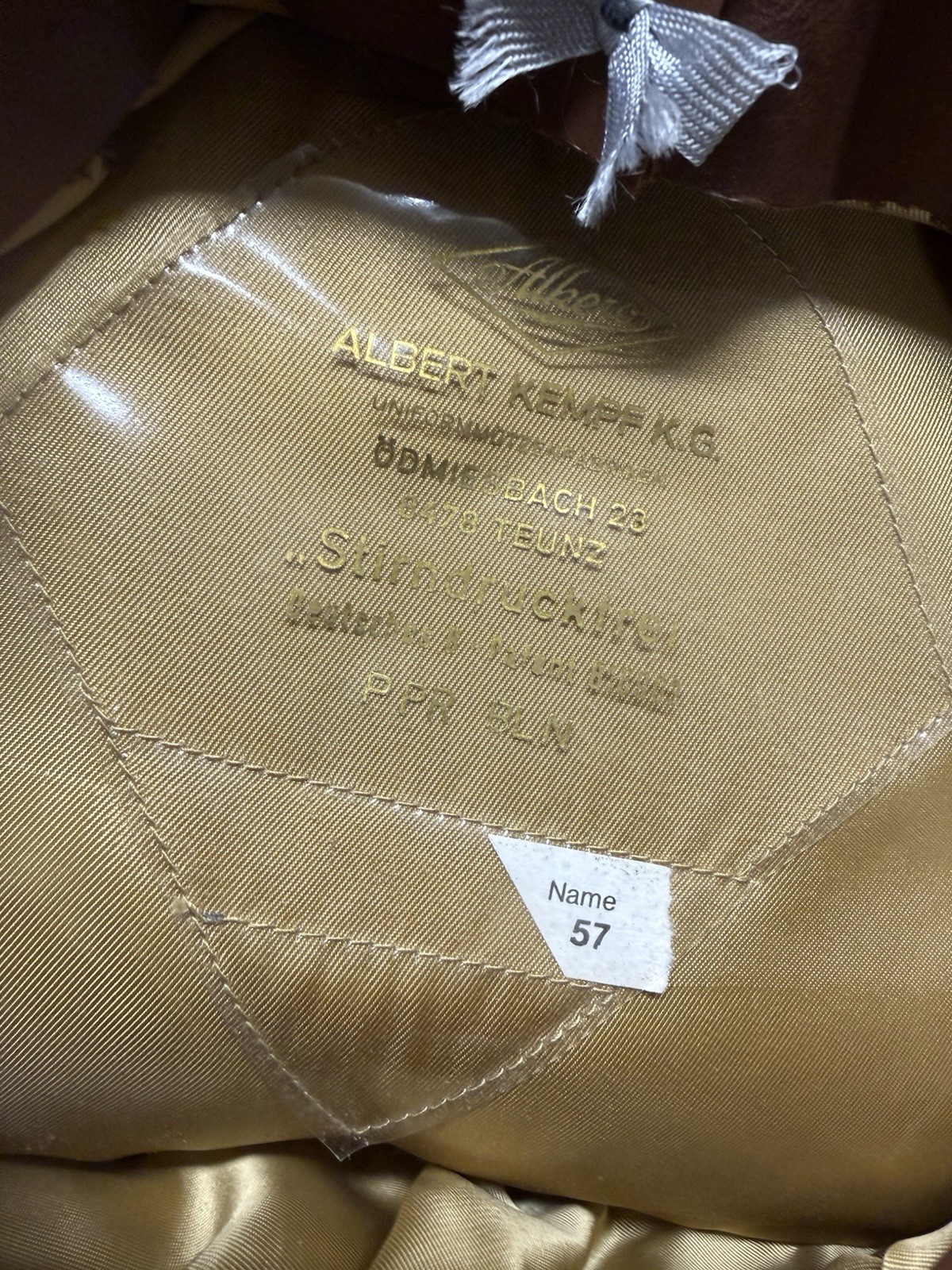 Ww1 Or Ww2 German Visor Hat