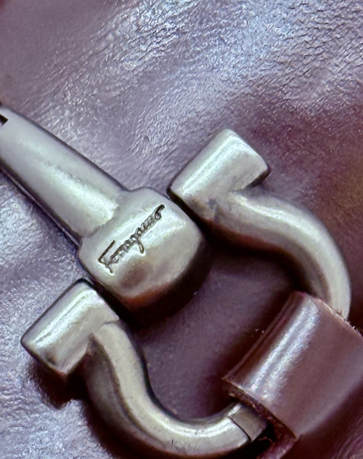 Ferragamo Mens Brown Loafers 9.5 Wide Gancini Horse Bit Leather Luxe Shoes