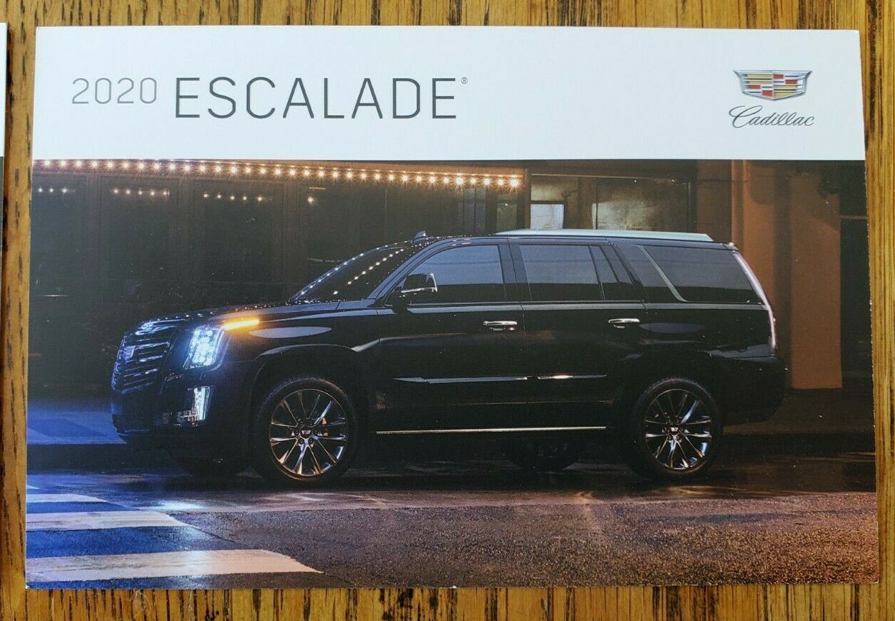 2020 Cadillac Dealer Promotional 5 Postcard Set - Escalade, XT4, XT5, XT6, CT5