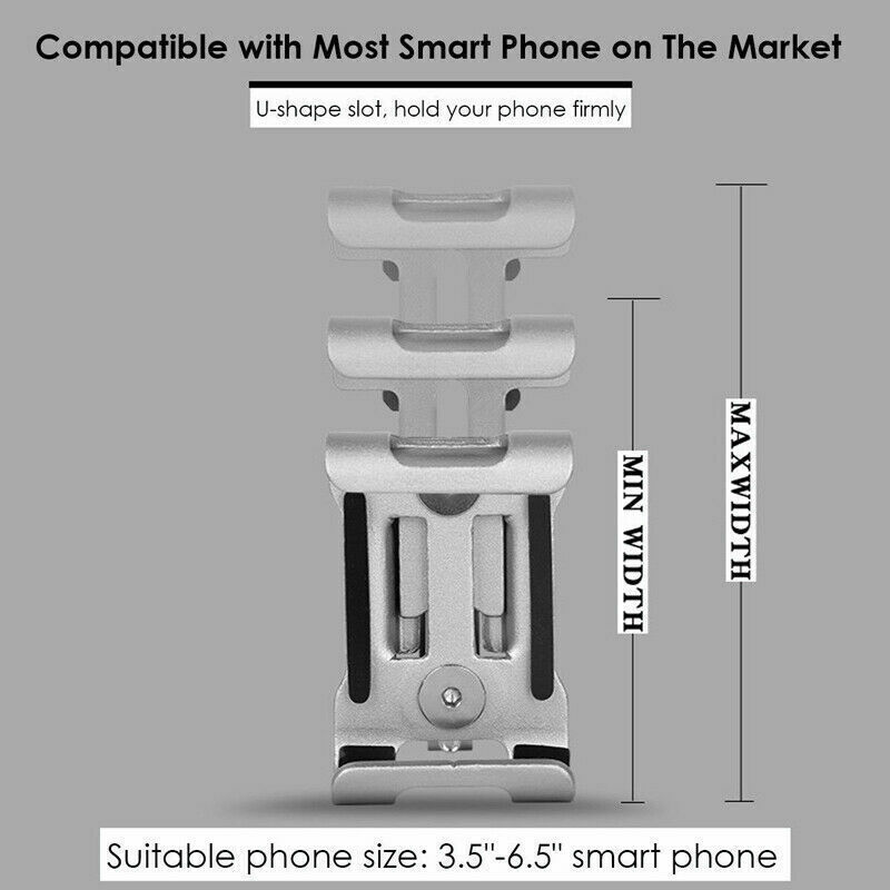 360° Aluminum Motorcycle Bike Bicycle GPS Cell Phone Holder Handlebar Mount LOT