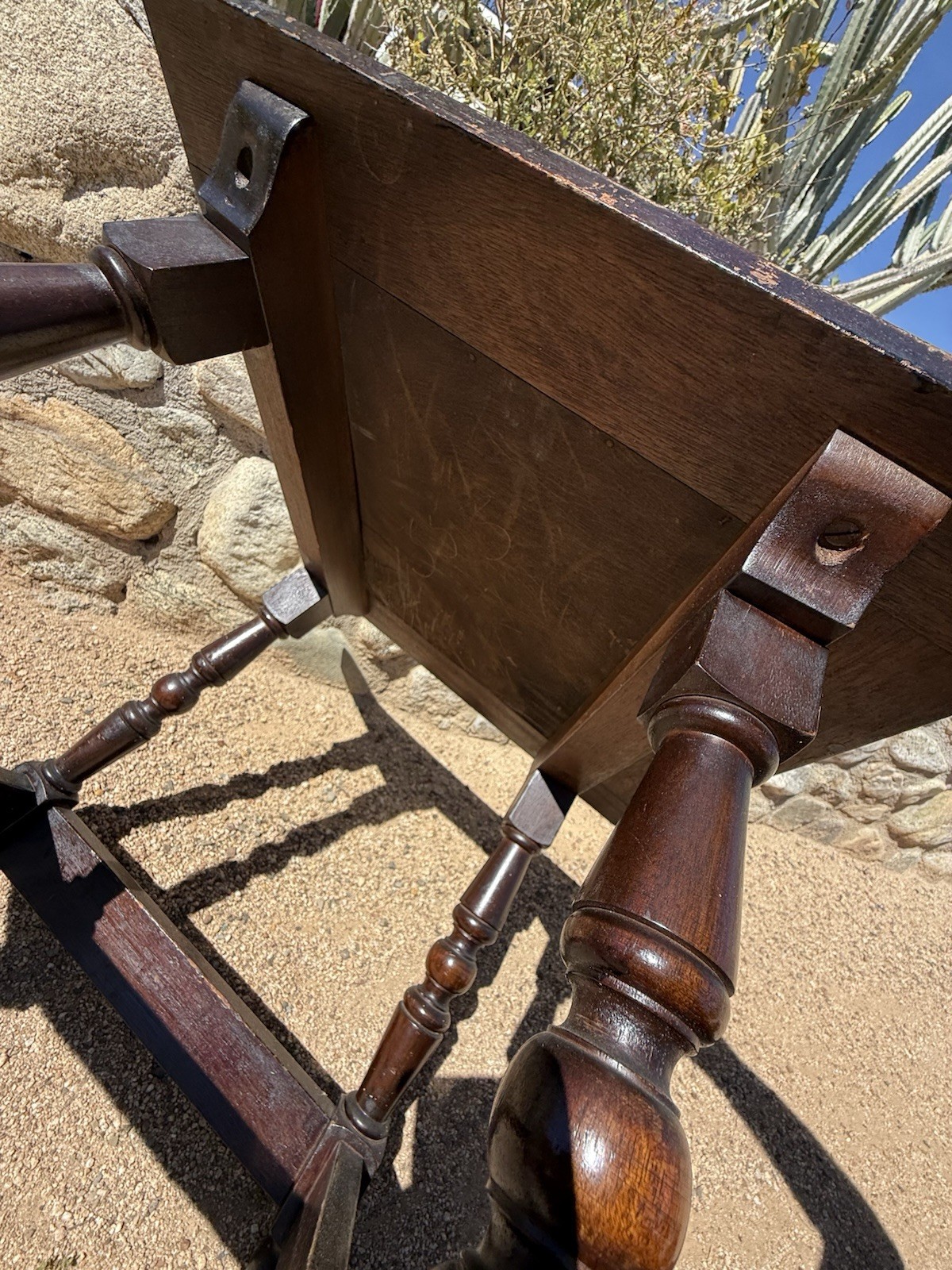 VINTAGE CALIFORNIA TILE TABLE SPANISH REVIVAL 1920s D&M TAYLOR MONTEREY ANTIQUE