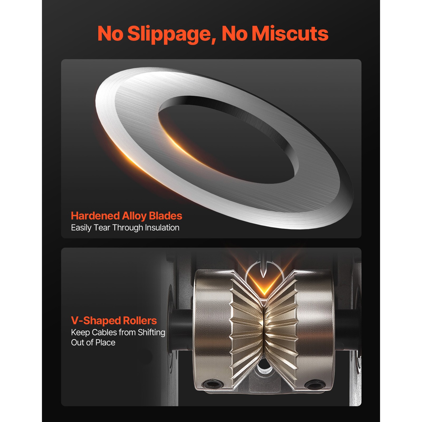 Electric Automatic Wire Stripper Stripping Machine 0.06-1.57 in 400W 15 m/min