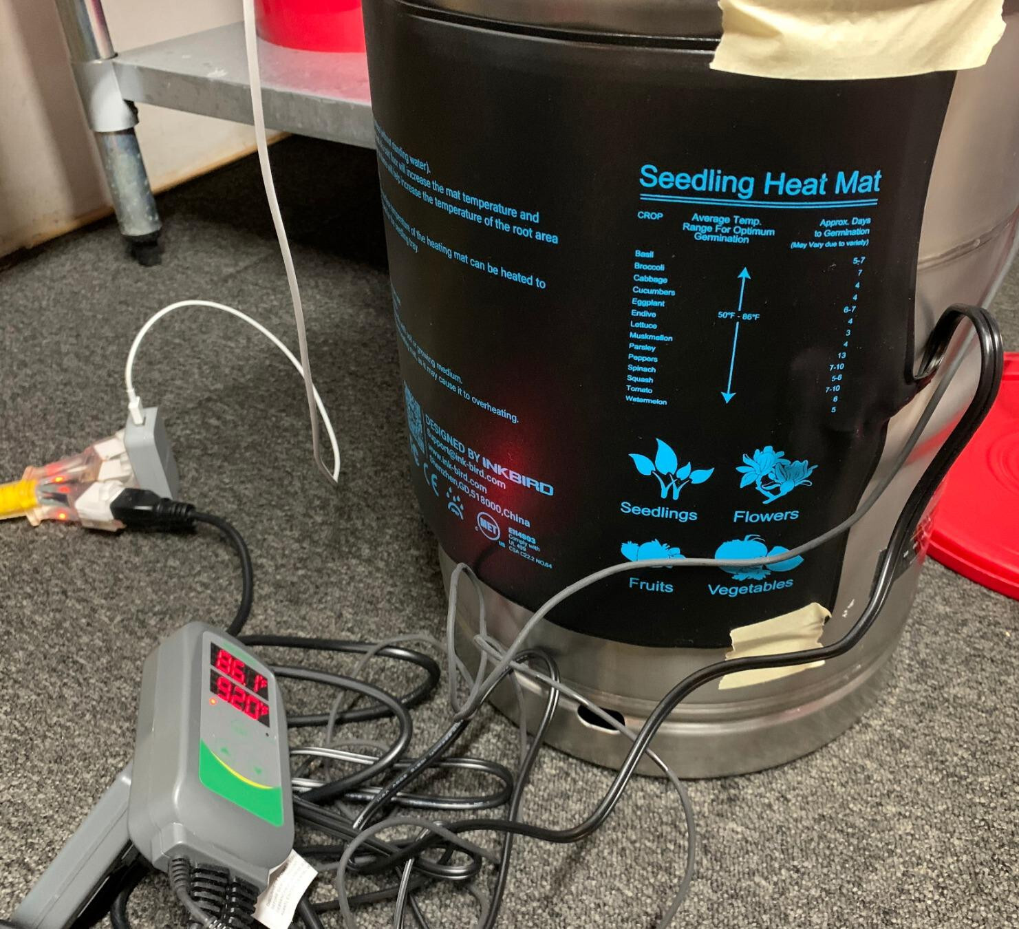 Seedling Heat Mat Seed Starter Pad Plant Germination Grow Hydroponic 10" x 20.75