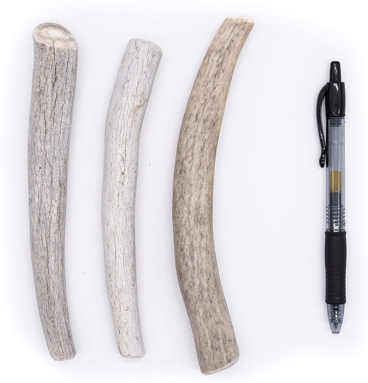 Economy Elk/Deer Antler Dog Chew 3 Count - Grade B/C All Natural Organic and