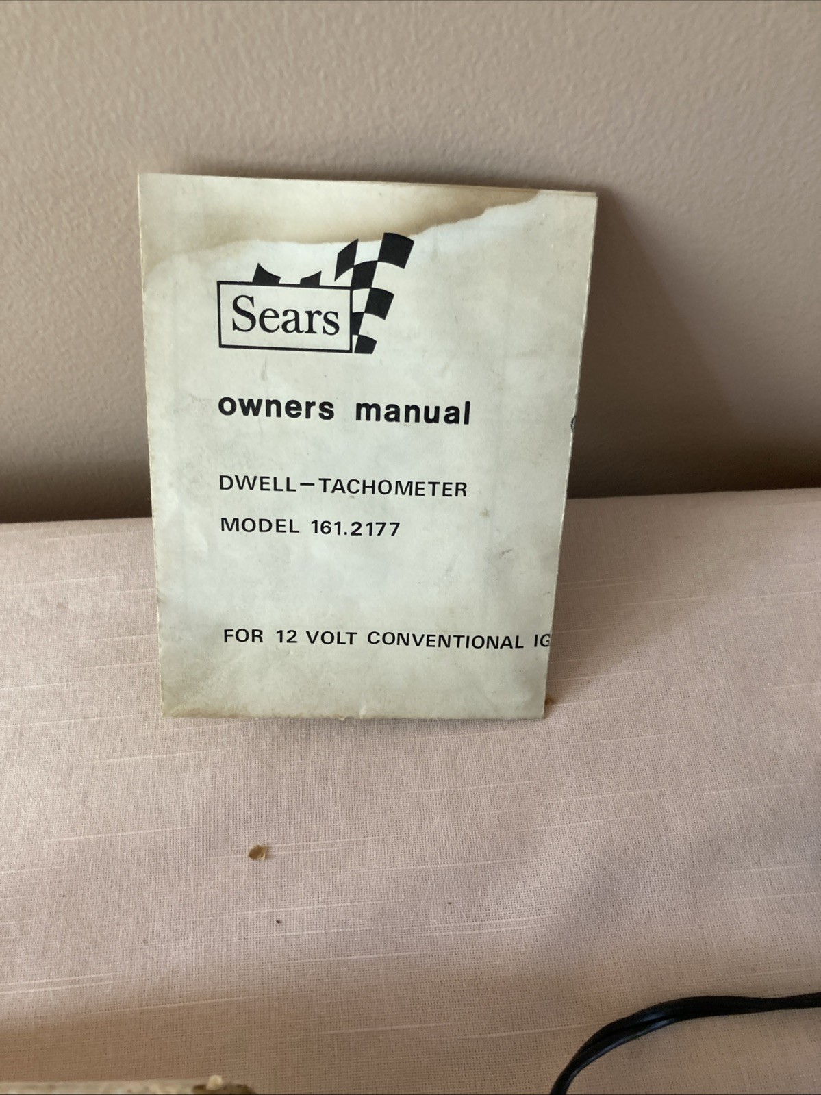 Sears Dwell Tachometer 161.2177 Diagnostic Tool 28-2177 USA W/Box & Man-Untested