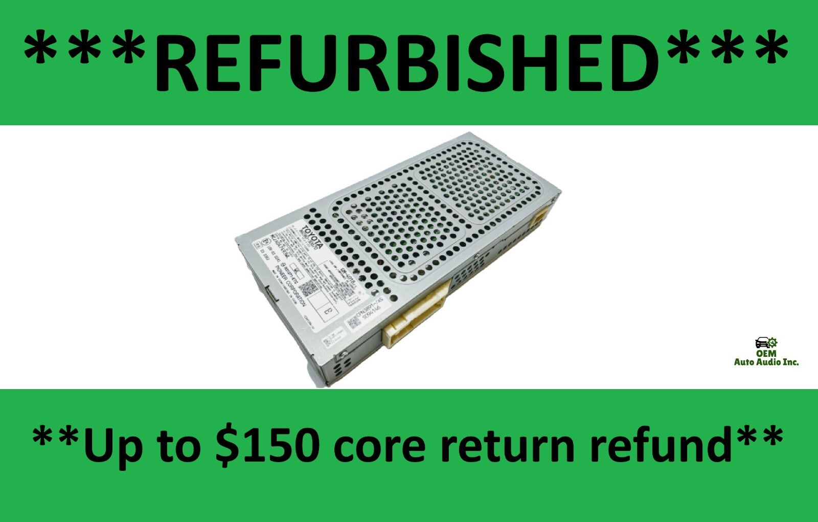 86280-30670 Lexus Pioneer Amplifier GS350 GS350h 2013 2014 2015 REFURB w/ CORE $