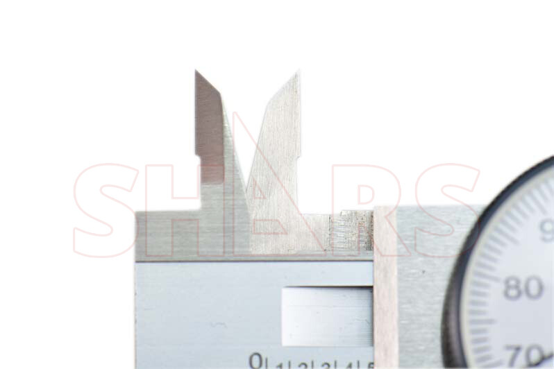 SHARS 6" DIAL CALIPER SHOCK PROOF .001" STAINLESS 4 WAY + Inspection Report ^}