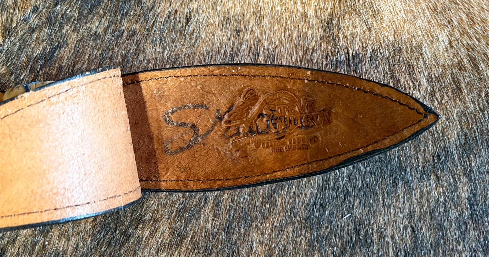 GUITRON HANDMADE 16 Plait RAWHIDE ROMAL REINS W/ Blue Accents Cowboy Vaquero