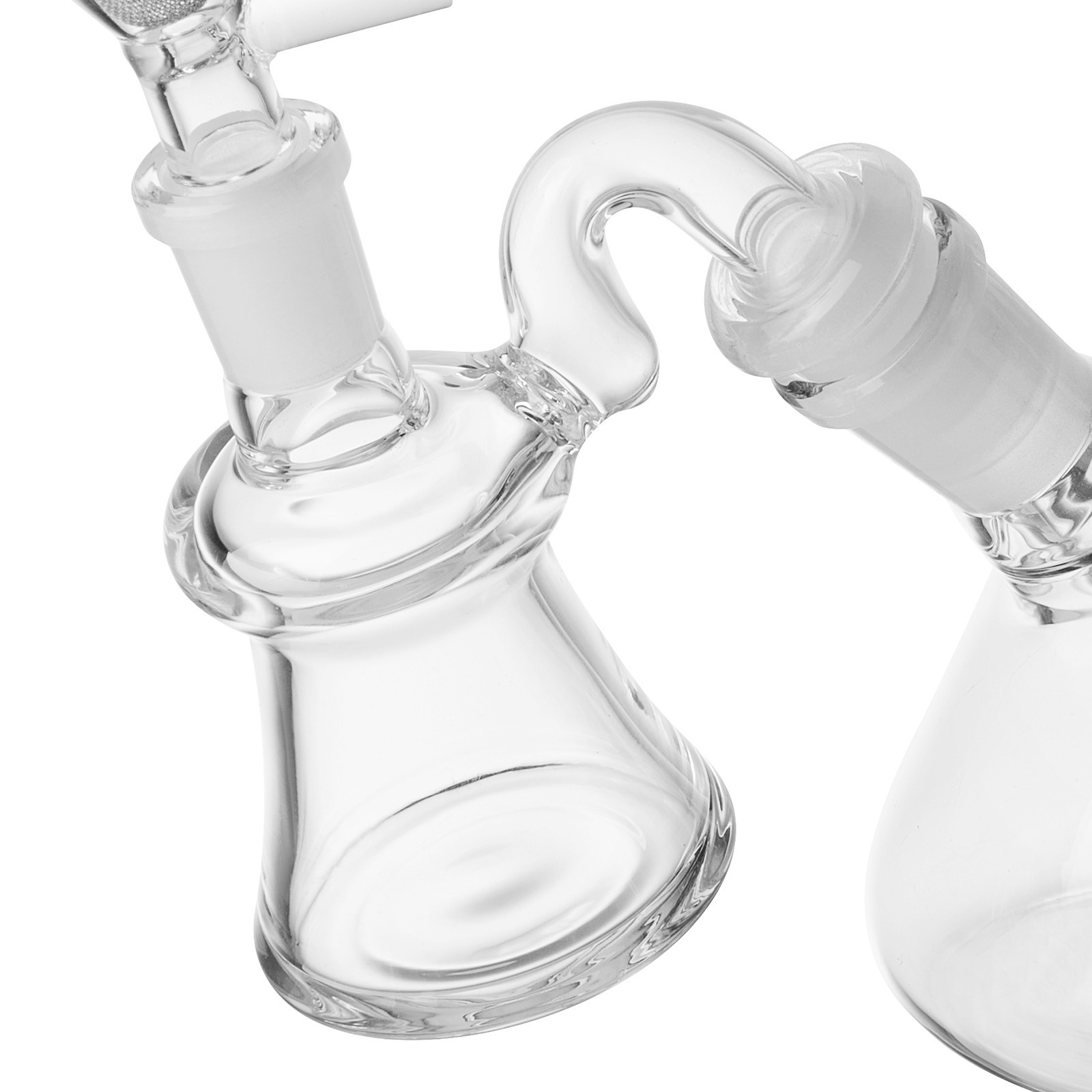 14mm 45° Mini Glass Dry Ash Catcher Premium Quality Tobacco Water Pipe Bong