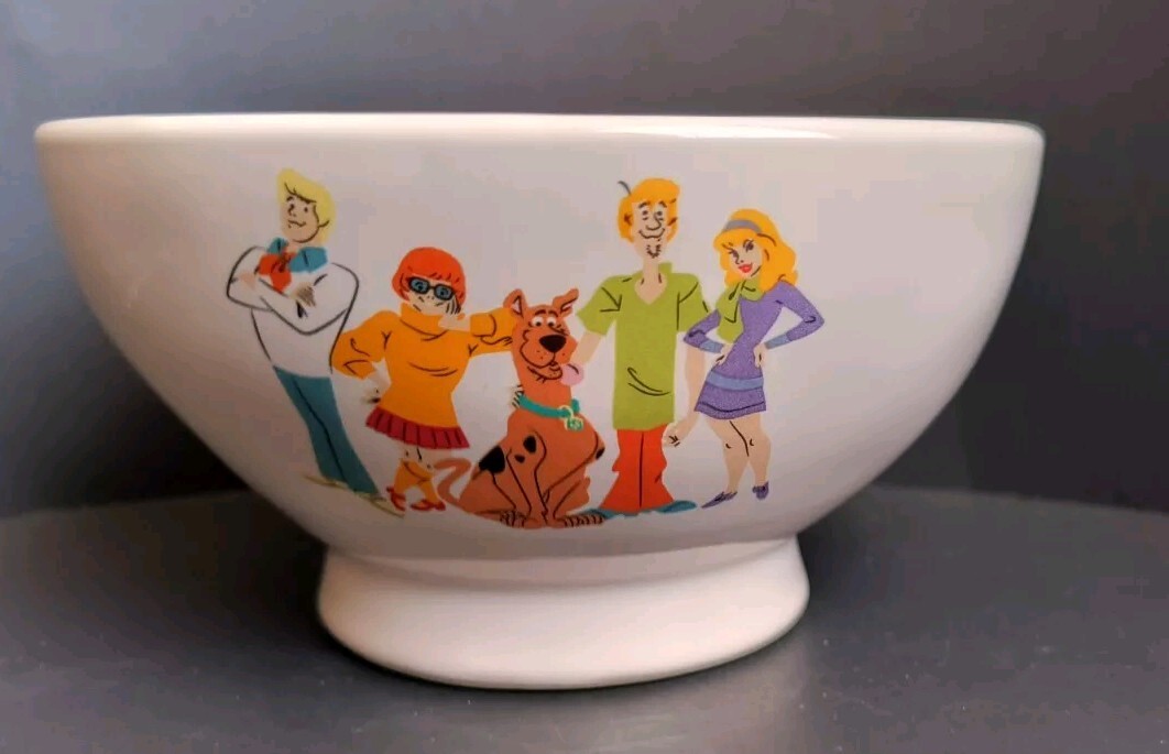 Scooby-Doo & the Gang Rae Dunn SCOOBY SNACKS 5.5"W x 3" H Double Sided Bowl NEW!