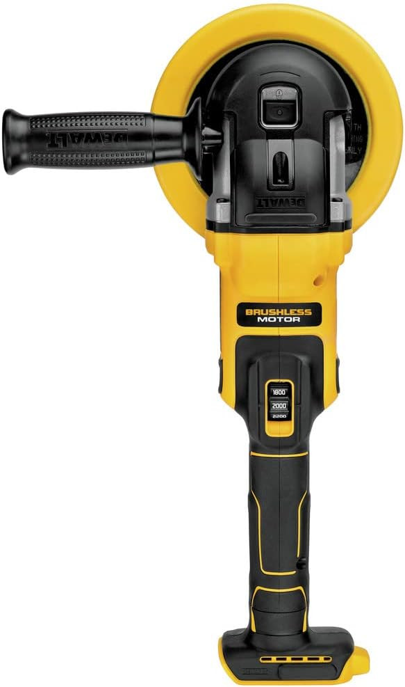 DEWALT 20V MAX* XR Cordless Polisher, Rotary, 7-Inch, 180 mm Tool Only (DCM849B)