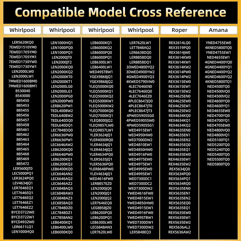 279838 Dryer Heating Element for Whirlpool Maytag Centennial Dryer Parts Kenmore