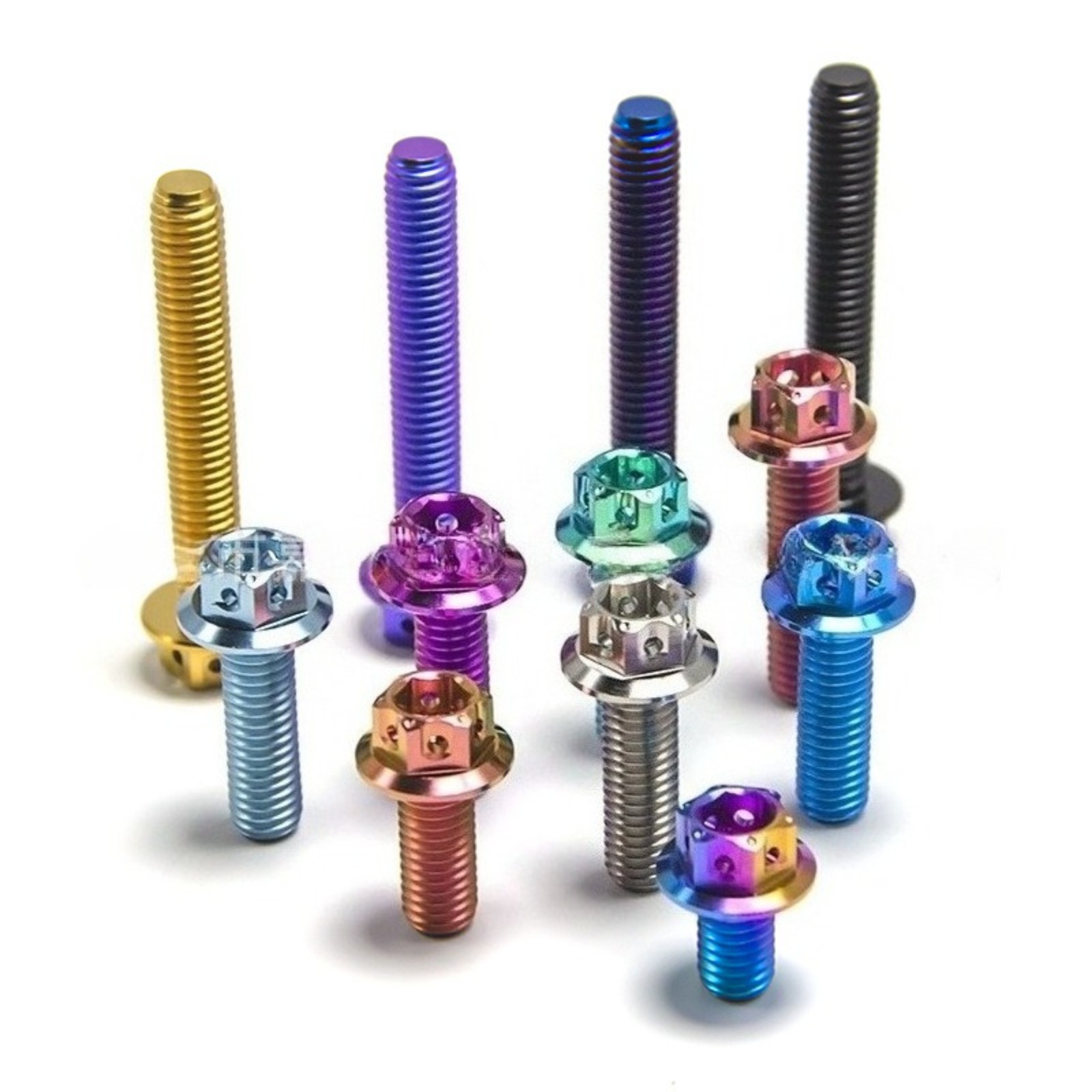 Ti Bolt M6 Flange Hex Head Screw 10 15 2025 30 35 40 45 50 55 60 75 80 90 100mm