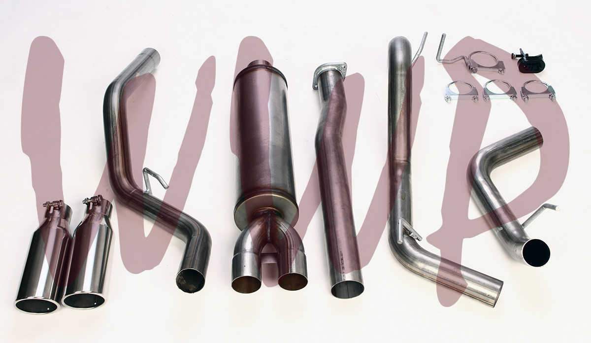 Stainless Dual Split Rear Exit CatBack Exhaust System 16-22 Toyota Tacoma 3.5L