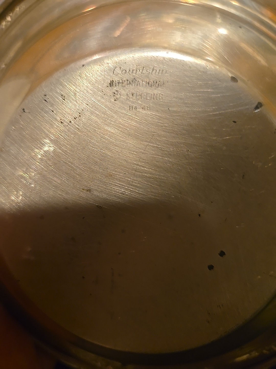Courtship International Sterling Co. Silver Bowl 6" 72 Grams
