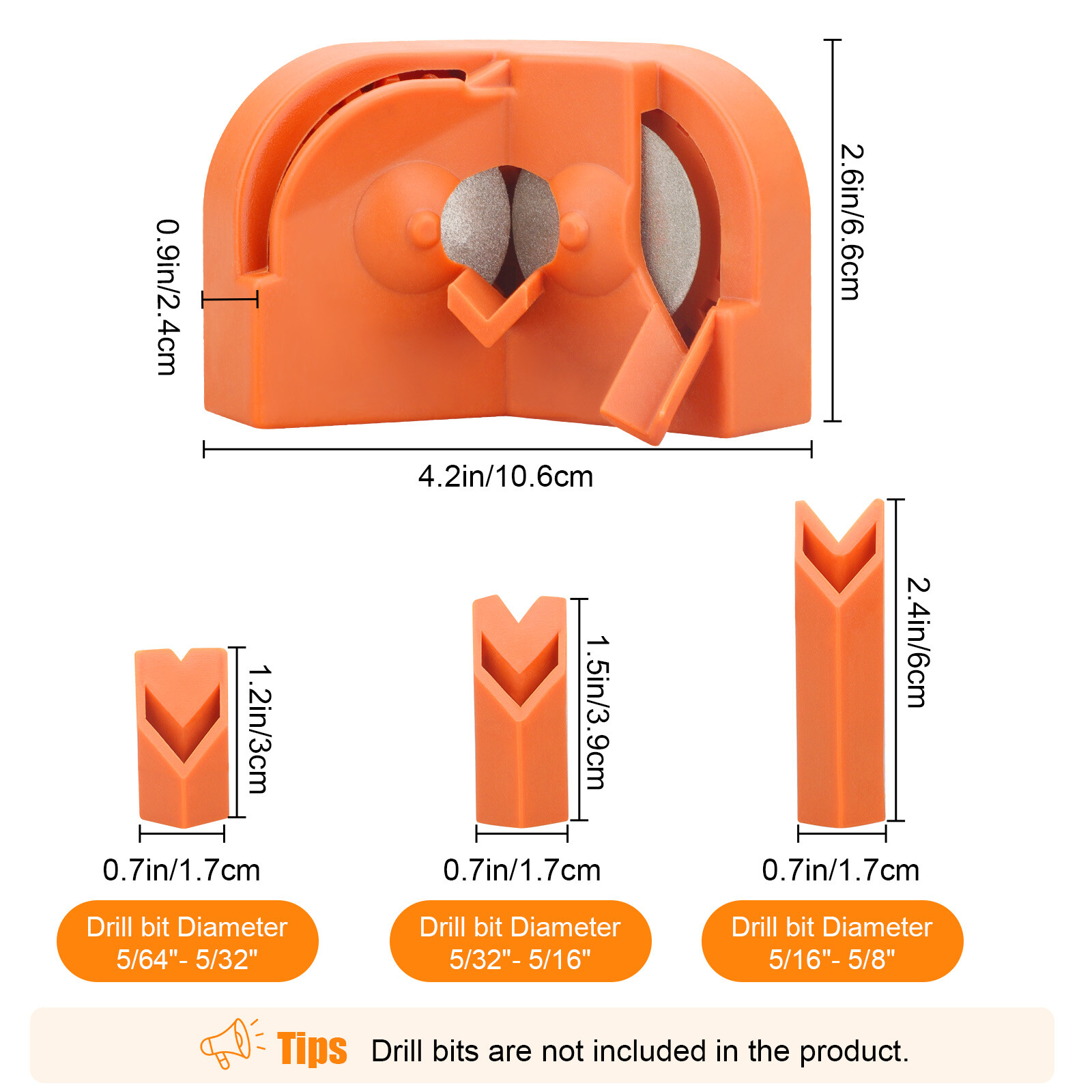 Electric Drill Bit Sharpener Multifunction Scissor/Knife Drill Sharpening Tool