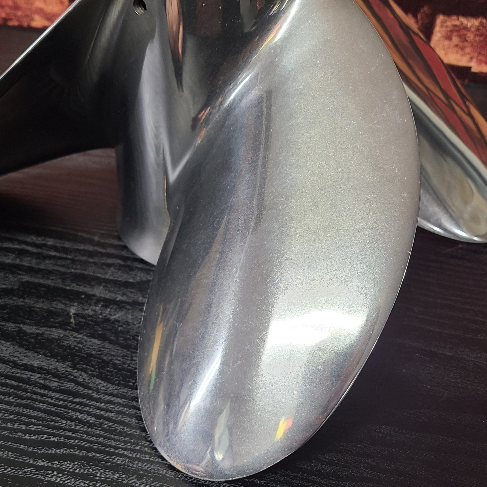 OMC Shooter 4 Blade RH Stainless Steel Prop 13.25 x 25 Pitch 15 Spline 431718