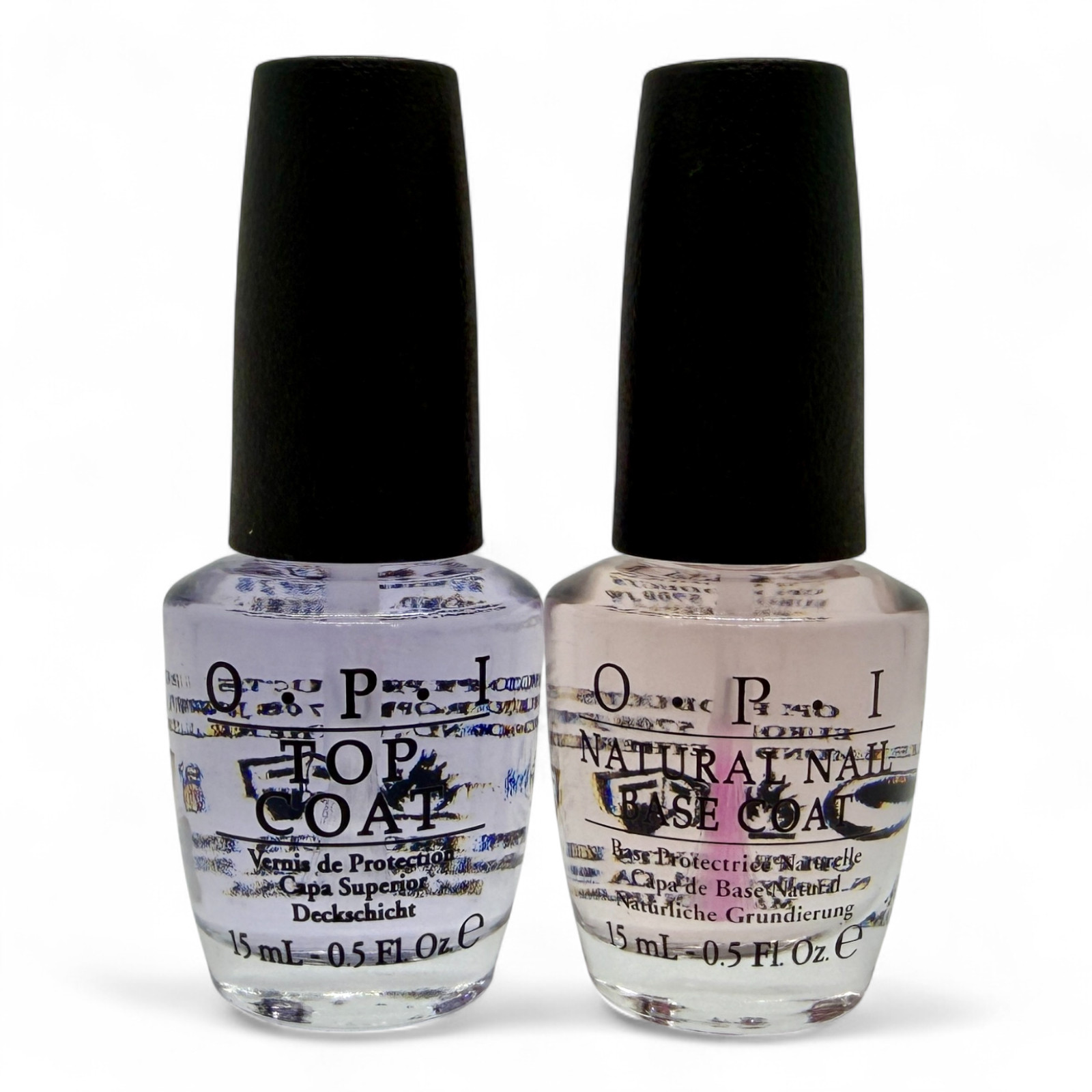 OPI Base + Top Coat Combo – Clear Protective Base & High Shine Top