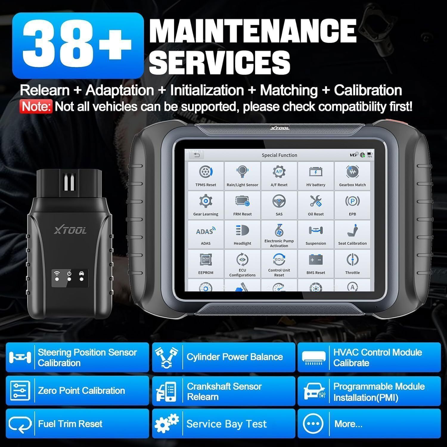 2025 XTOOL D8W V2.0 All System Diagnostic Tool Bi-directional Key Programmer FCA