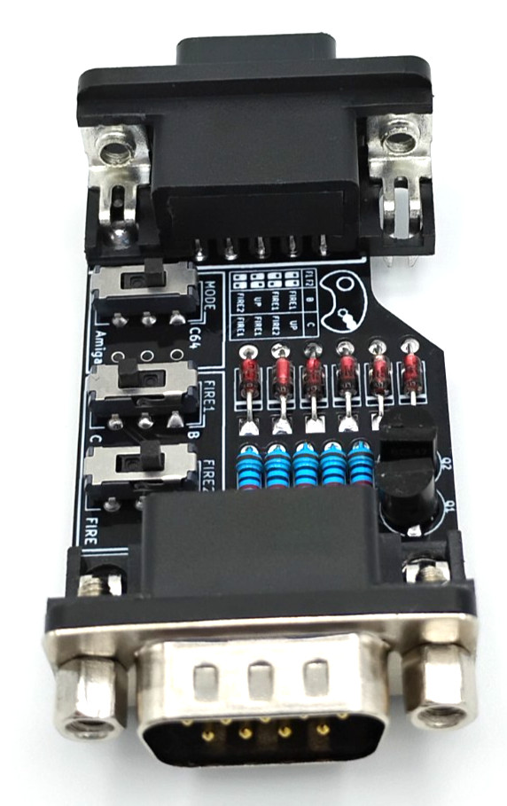 Commodore 64 & Amiga Adapter For Using Sega Genesis Gamepads - USA Seller