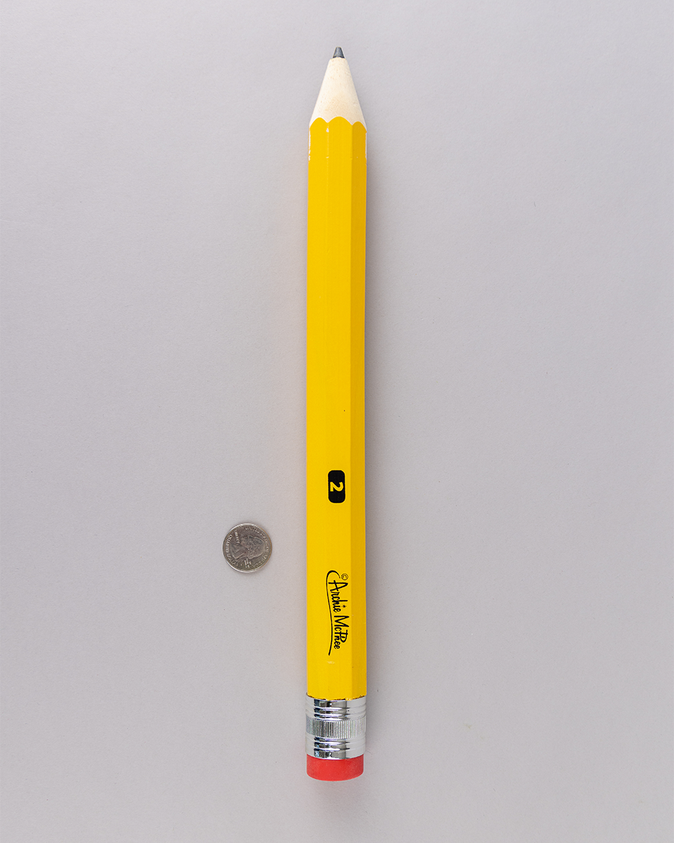 Giant 15" Wooden Pencil - Real Working Huge Wood Pencil Gag ~ Archie McPhee