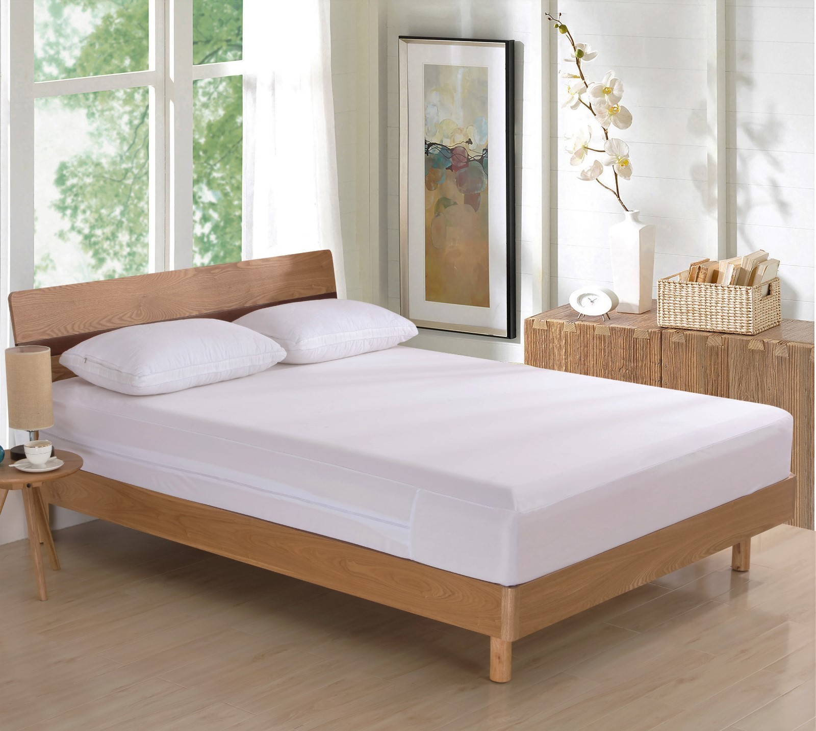 BEST SELLER! Bed Bug PROTECTOR Soft Lux FABRIC ~ Allergen Zipper MATTRESS COVER