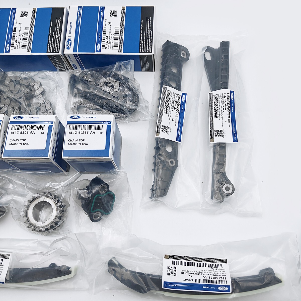 OEM TIMING CHAIN KIT COMBO FOR 2000-2010 FORD SET 9 F-150 5.4L V8 SOHC STOCK US