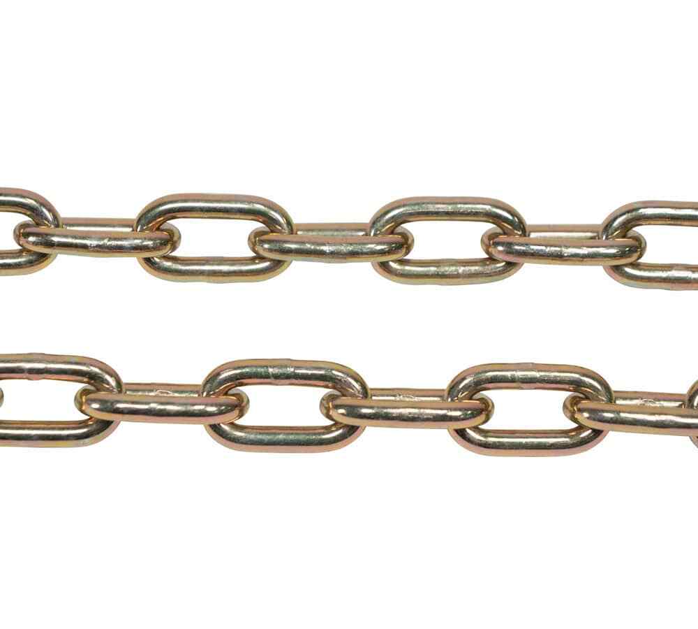 2PK 1/4"x20' Transport Binder Chain Grade 70 w/ Grab Hook 3150 LBS WLL Tow Chain