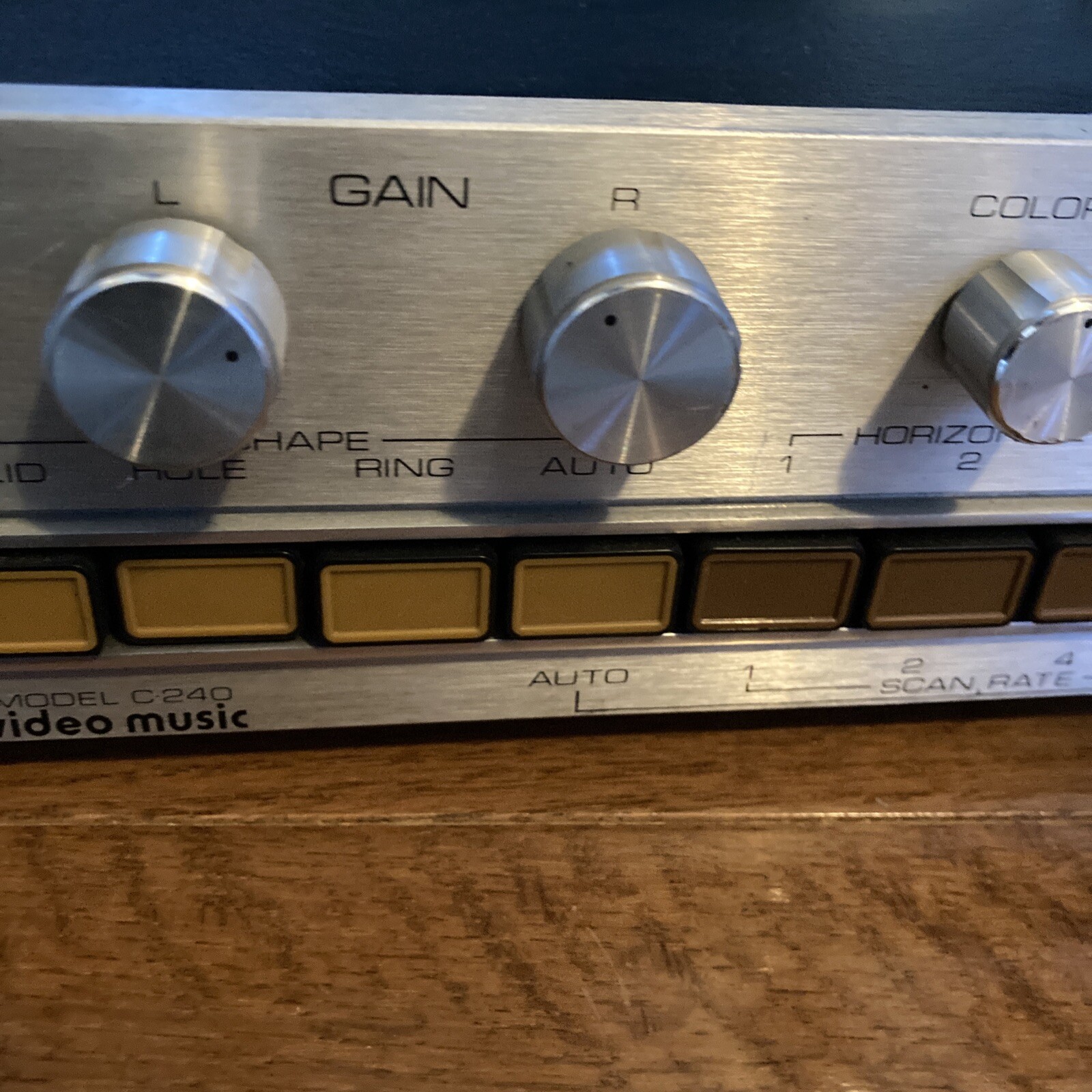 ATARI Video Music Model C-240 Electronic Music Visualizer Works