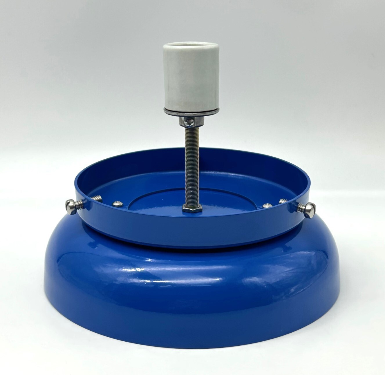 GAS PUMP GLOBE LAMP BASE - 6" BASE W MATCHING COLOR HOLDER - FREE SHIPPING!