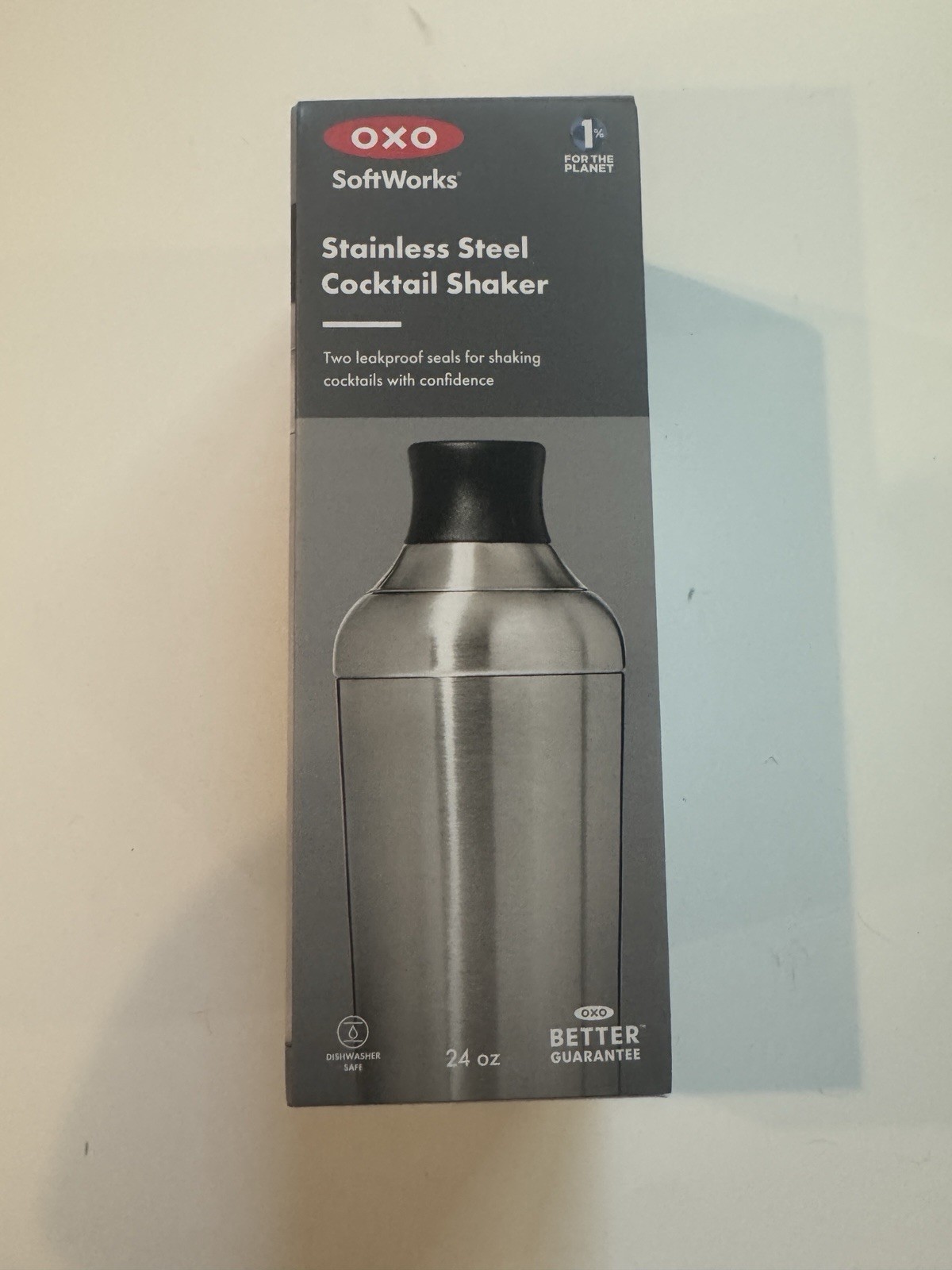 OXO Steel Single Wall Cocktail Shaker Stainless Steel Bar Tool