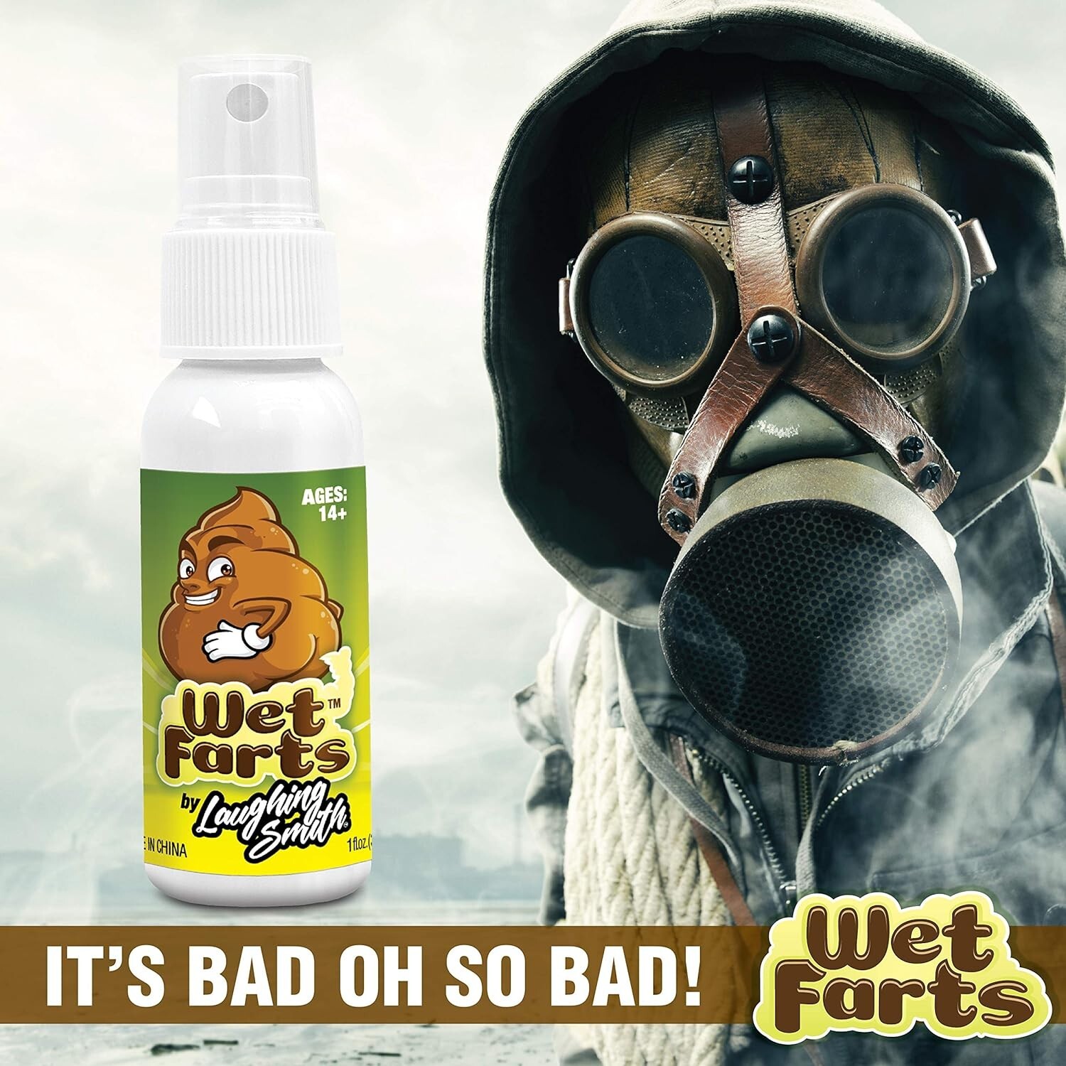 Laughing Smith - Wet Farts - Potent Stink Spray - Extra Strong Stink - Prank Gag