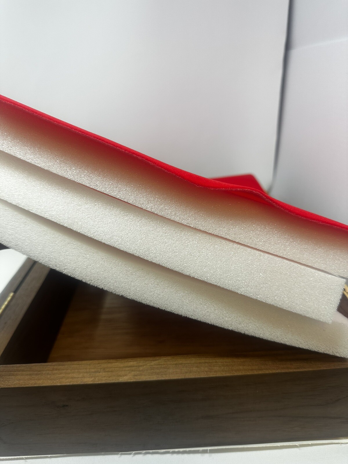 Walnut Wood Display Case 18 X 12 X 4” Extra Thick for Guns, Knives, Arrowheads