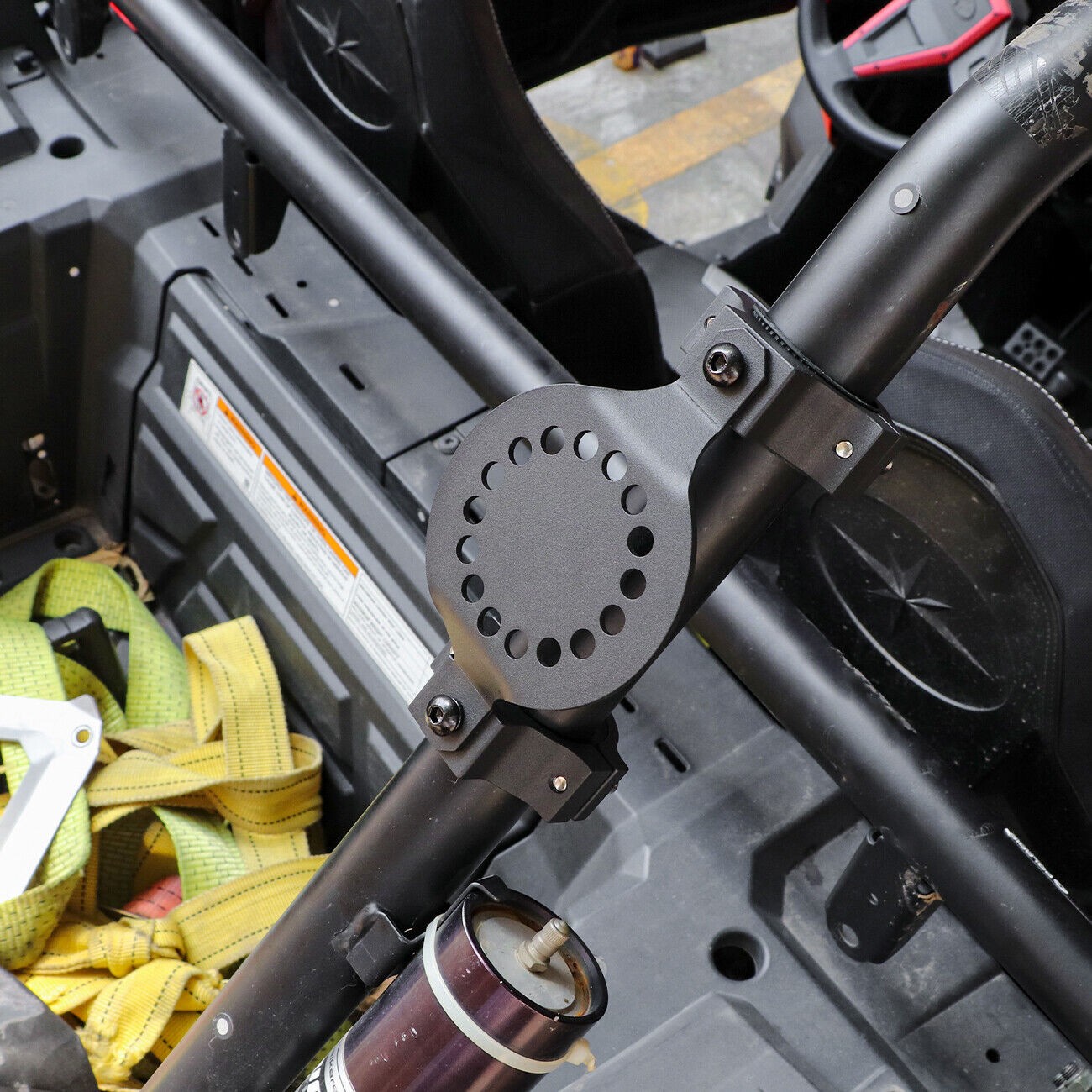 For Can Am Polaris RZR Pioneer Yamaha UTV ATV Gas Can Mount Oil Mounting Holder