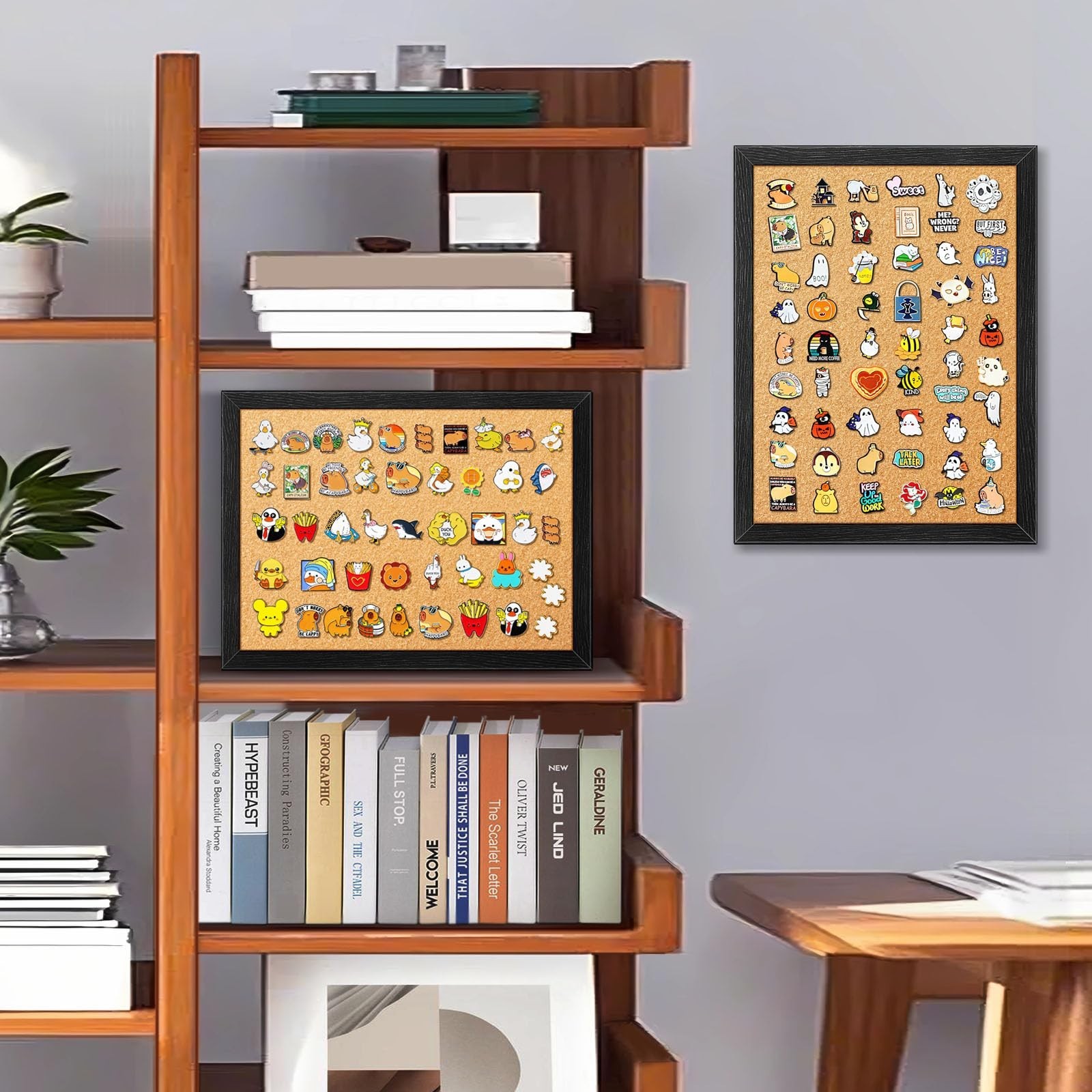 tutata Enamel Pin Display Board, 16'' x 12'' Pin Display Frame, Lapel Pin Hol...