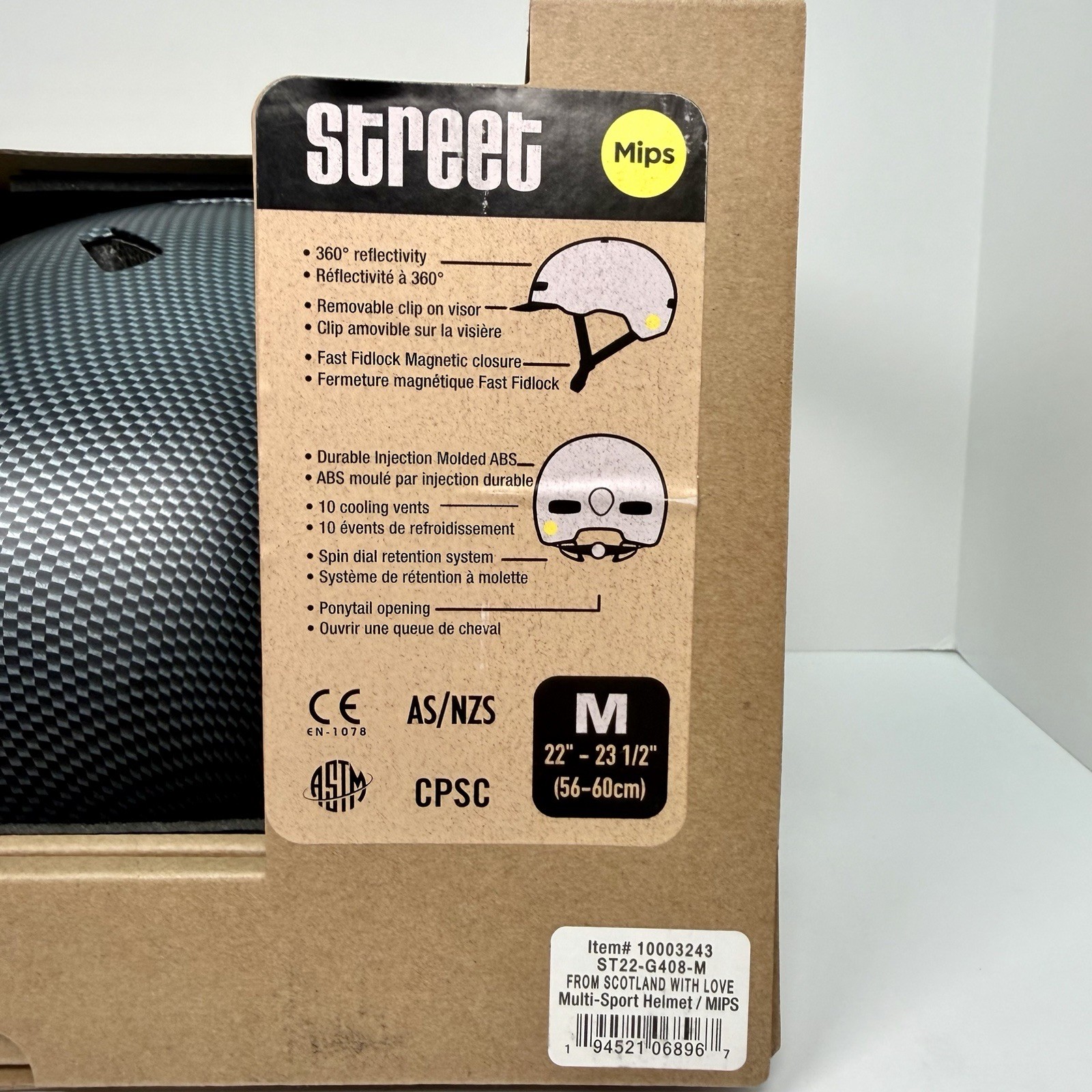 Nutcase - Medium - MIPS Helmet - From Scotland With Love - 22”-23.5” - NWT