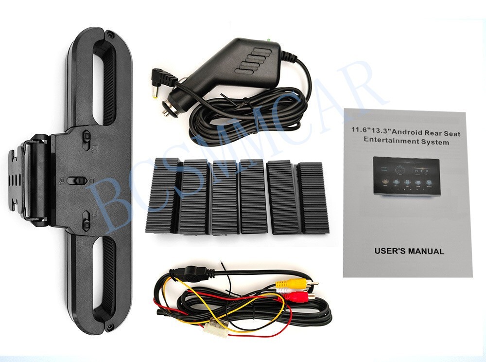 2pcs Android 11 Car TV Touch Screen Headrest Monitor For Rear Seat Entertainment