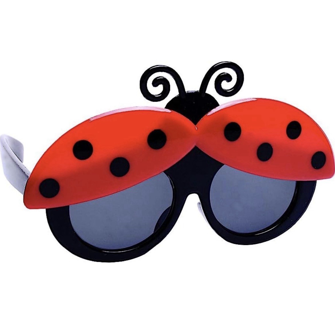 SUN-STACHES Kids One Size Lady Bug Sunglasses 100% UV Protect Impact Resistant