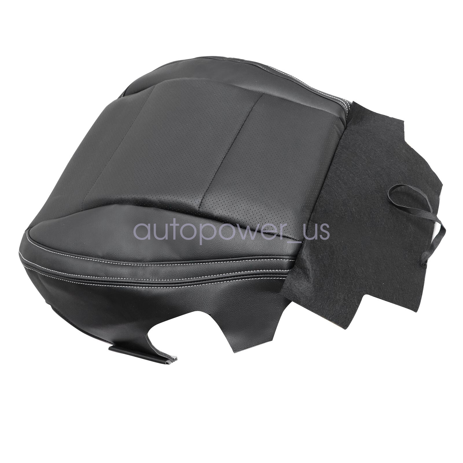 Perforated For 2015-2017 Subaru Outback Driver Leather Bottom Seat Cover Black