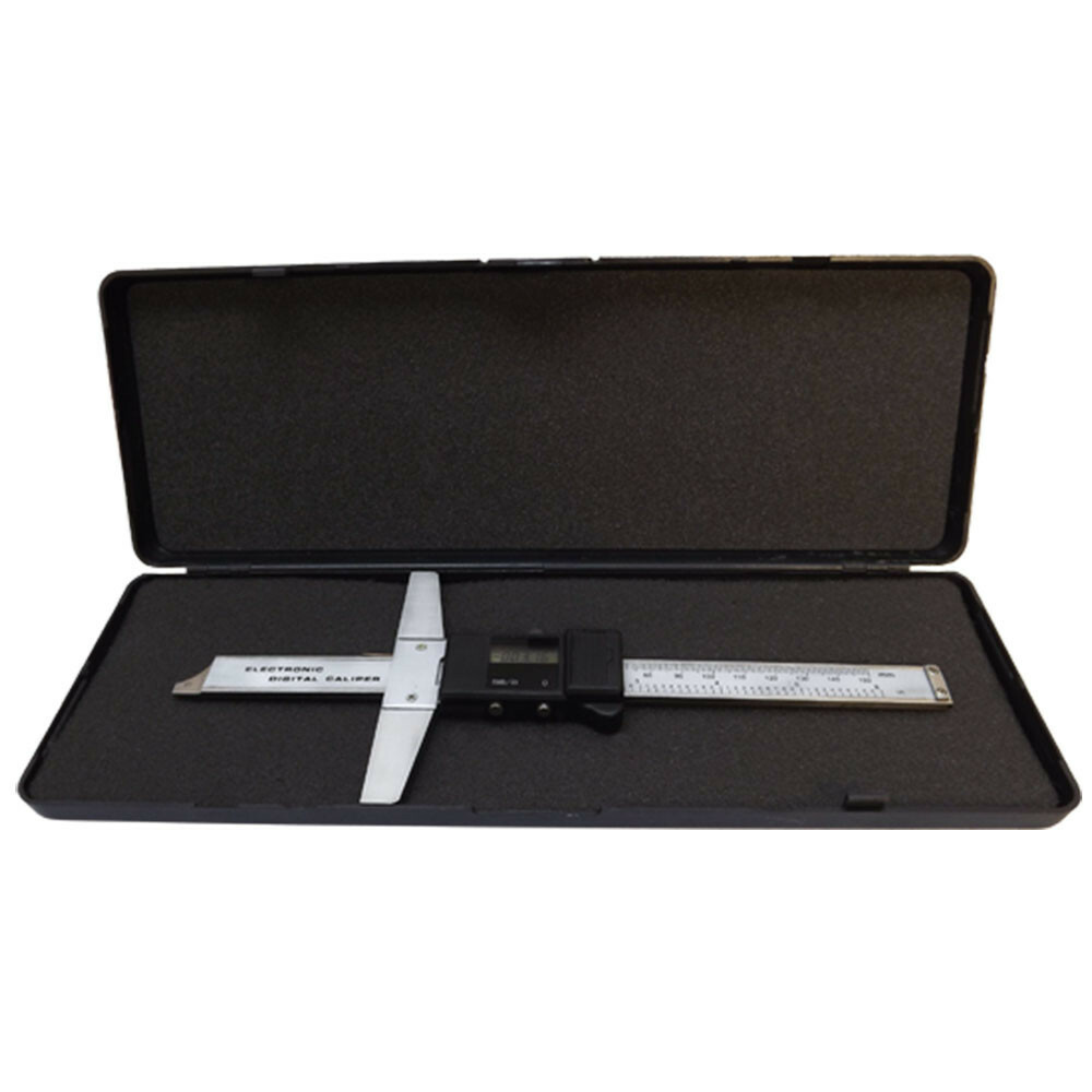 6" 150mm Double Hook Electronic Digital Depth Gage Gauge Caliper Measurement