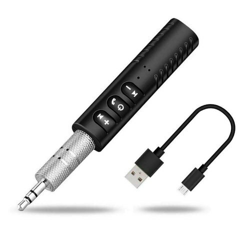 Wireless Bluetooth Receiver AUX 3.5mm Audio Stereo Music Hands Free Car Adapter