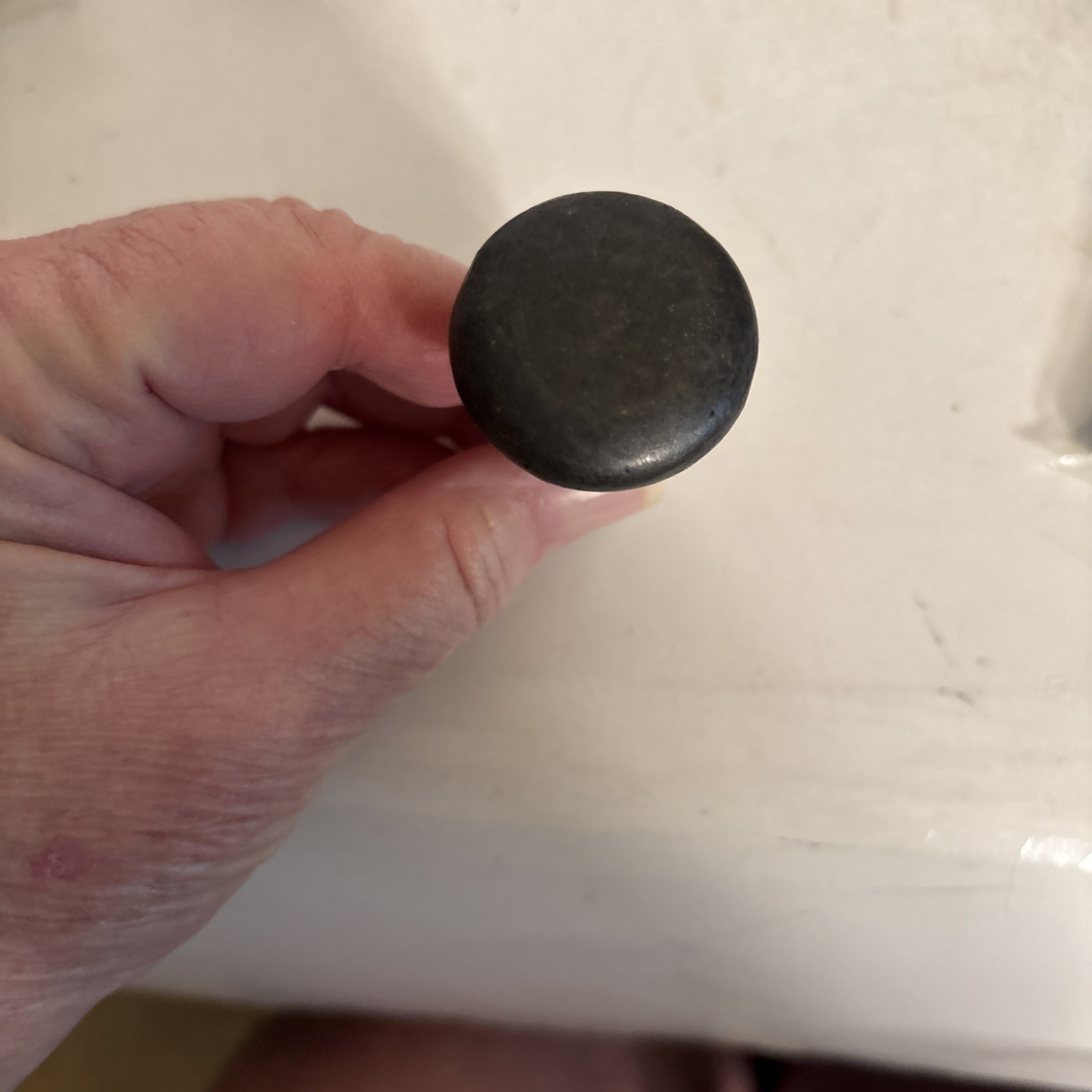 10 -- Ashley Norton BZ 117. 11/4 Round Bronze Drawer Knobs with Screws