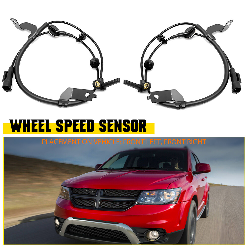 2X ABS Wheel Speed Sensor Front Right & Left For 2011 2012 13-2019 Dodge Journey