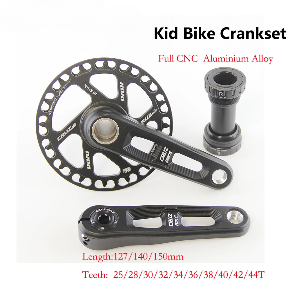 Ultralight Children's Folding Bike Crankset Hollow Tech Crank 127/140/150mm