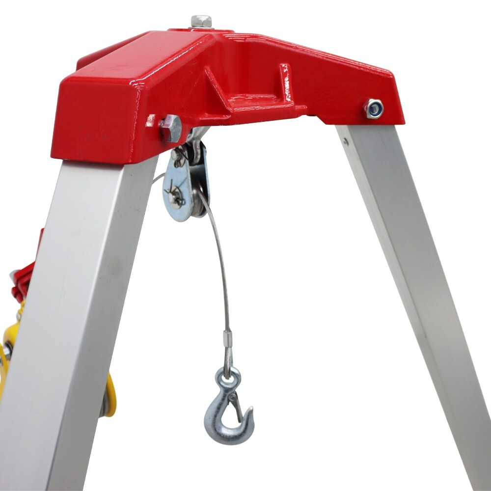 TECHTONGDA Confined Space Tripod Kit Emergency Rescue Aluminum Alloy Tripod