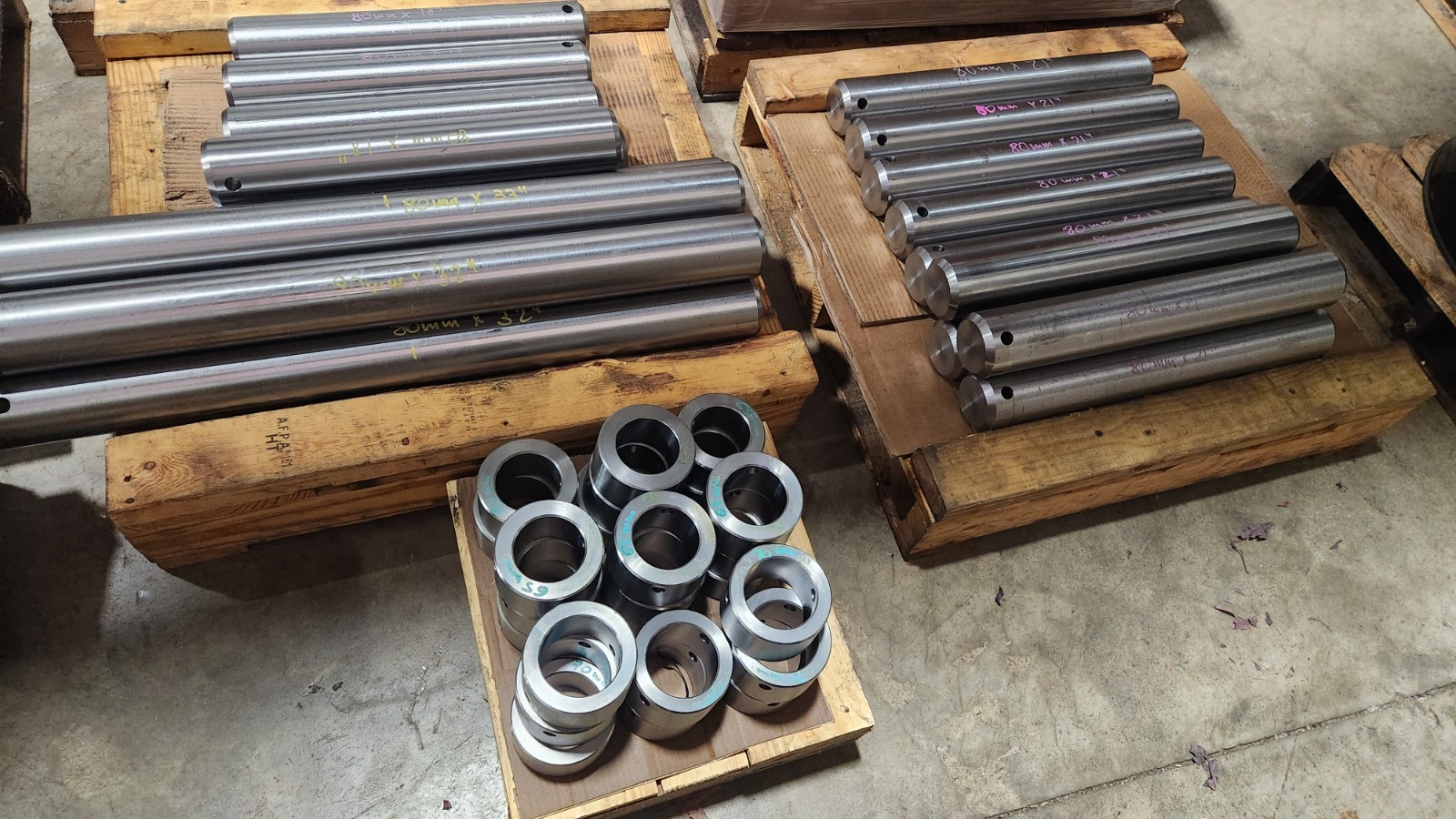 New Excavator Bucket Pin 80mm x 32" CAT 320 25” John Deere 210G Case CX Volvo